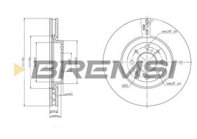 Bremsi CD7122V - DISCO DE FRENO | BRAKE DISCS