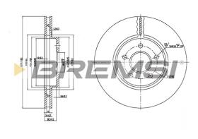 Bremsi CD7125V - DISCO DE FRENO | BRAKE DISCS