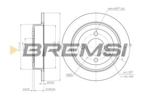 Bremsi CD7128S - DISCO DE FRENO | BRAKE DISCS