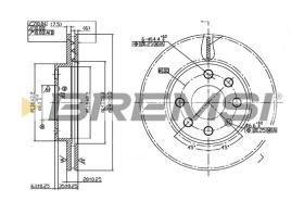 Bremsi CD7130V - DISCO DE FRENO | BRAKE DISCS
