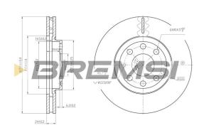 Bremsi CD7131V - DISCO DE FRENO | BRAKE DISCS