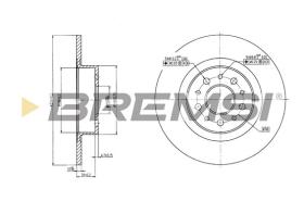 Bremsi CD7138S - DISCO DE FRENO | BRAKE DISCS