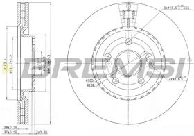 Bremsi CD7139V - DISCO DE FRENO | BRAKE DISCS