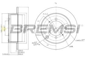 Bremsi CD7141S - DISCO DE FRENO | BRAKE DISCS