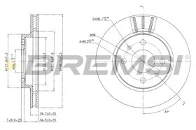 Bremsi CD7142V - DISCO DE FRENO | BRAKE DISCS