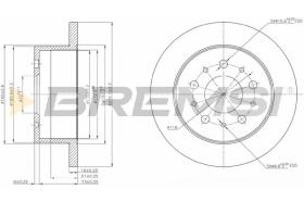 Bremsi CD7144S - DISCO DE FRENO | BRAKE DISCS