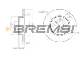 Bremsi CD7148S - DISCO DE FRENO | BRAKE DISCS