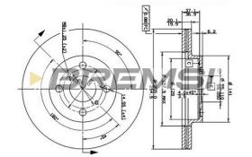 Bremsi CD7149V - DISCO DE FRENO | BRAKE DISCS