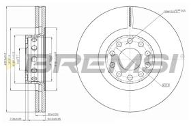 Bremsi CD7150V - DISCO DE FRENO | BRAKE DISCS
