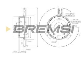 Bremsi CD7151V - DISCO DE FRENO | BRAKE DISCS