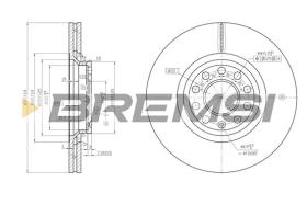 Bremsi CD7156V - DISCO DE FRENO | BRAKE DISCS