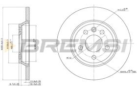 Bremsi CD7158S - DISCO DE FRENO | BRAKE DISCS