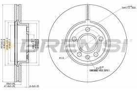 Bremsi CD7160V - DISCO DE FRENO | BRAKE DISCS