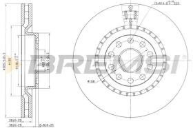 Bremsi CD7162V - DISCO DE FRENO | BRAKE DISCS