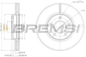 Bremsi CD7172V - DISCO DE FRENO | BRAKE DISCS