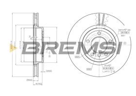 Bremsi CD7174V - DISCO DE FRENO | BRAKE DISCS