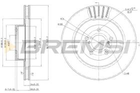 Bremsi CD7175V - DISCO DE FRENO | BRAKE DISCS