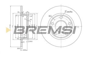 Bremsi CD7177S - DISCO DE FRENO | BRAKE DISCS