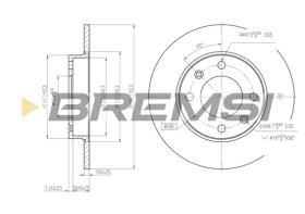 Bremsi CD7178S - DISCO DE FRENO | BRAKE DISCS
