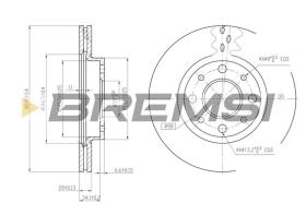 Bremsi CD7179V - DISCO DE FRENO | BRAKE DISCS