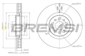 Bremsi CD7180V - DISCO DE FRENO | BRAKE DISCS