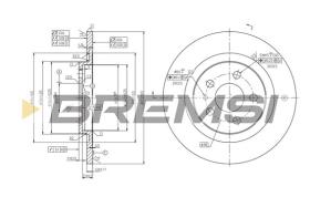 Bremsi CD7181S - DISCO DE FRENO | BRAKE DISCS