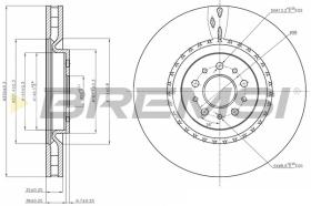 Bremsi CD7183V - DISCO DE FRENO | BRAKE DISCS
