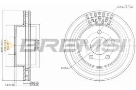 Bremsi CD7184V - DISCO DE FRENO | BRAKE DISCS