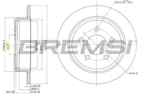 Bremsi CD7186S - DISCO DE FRENO | BRAKE DISCS