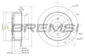 Bremsi CD7187S - DISCO DE FRENO | BRAKE DISCS