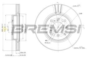 Bremsi CD7189V - DISCO DE FRENO | BRAKE DISCS