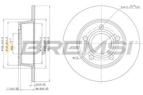 Bremsi CD7190S - DISCO DE FRENO | BRAKE DISCS