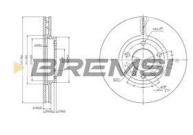 Bremsi CD7191V - DISCO DE FRENO | BRAKE DISCS