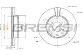 Bremsi CD7192V - DISCO DE FRENO | BRAKE DISCS