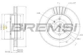 Bremsi CD7193V - DISCO DE FRENO | BRAKE DISCS