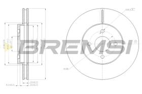 Bremsi CD7195V - DISCO DE FRENO | BRAKE DISCS