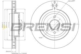 Bremsi CD7200V - DISCO DE FRENO | BRAKE DISCS