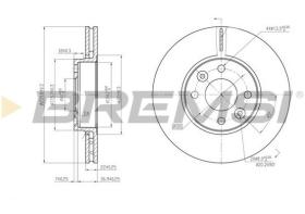 Bremsi CD7201V - DISCO DE FRENO | BRAKE DISCS