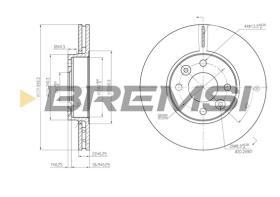 Bremsi CD7201V - DISCHI FRENO | BRAKE DISCS