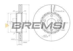 Bremsi CD7204V - DISCO DE FRENO | BRAKE DISCS