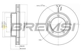 Bremsi CD7211V - DISCO DE FRENO | BRAKE DISCS