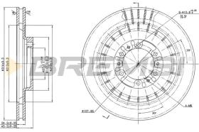 Bremsi CD7212V - DISCHI FRENO | BRAKE DISCS