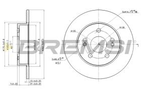 Bremsi CD7213S - DISCO DE FRENO | BRAKE DISCS