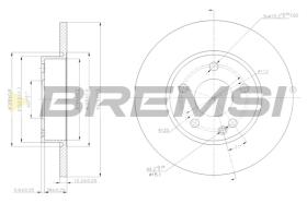 Bremsi CD7219S - DISCO DE FRENO | BRAKE DISCS