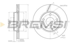 Bremsi CD7220V - DISCO DE FRENO | BRAKE DISCS