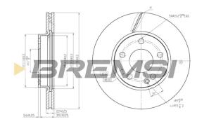 Bremsi CD7220V - DISCHI FRENO | BRAKE DISCS