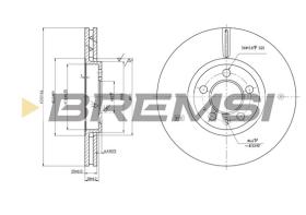 Bremsi CD7221V - DISCHI FRENO | BRAKE DISCS