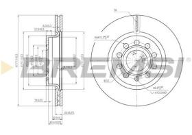 Bremsi CD7223V - DISCO DE FRENO | BRAKE DISCS
