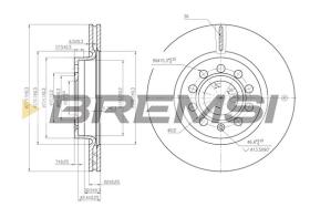 Bremsi CD7223V - DISCHI FRENO | BRAKE DISCS
