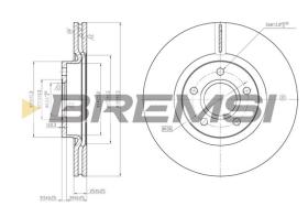 Bremsi CD7225V - DISCO DE FRENO | BRAKE DISCS